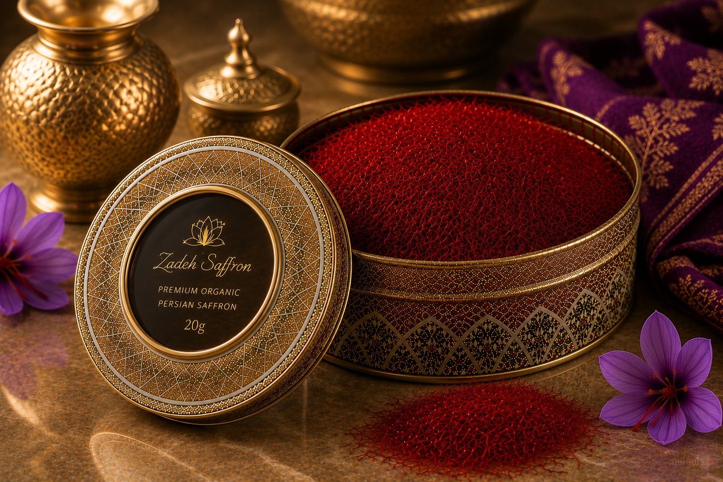 Zadeh Luxury Persian Organic Saffron Threads