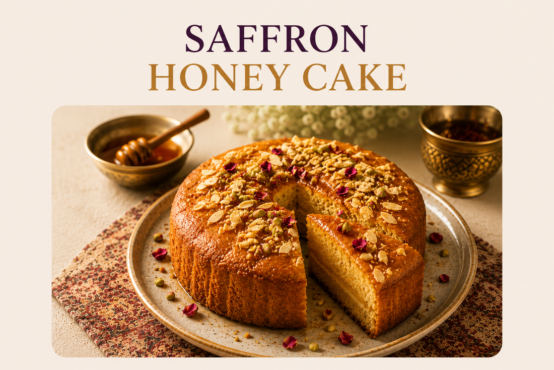 Saffron Honey Cake