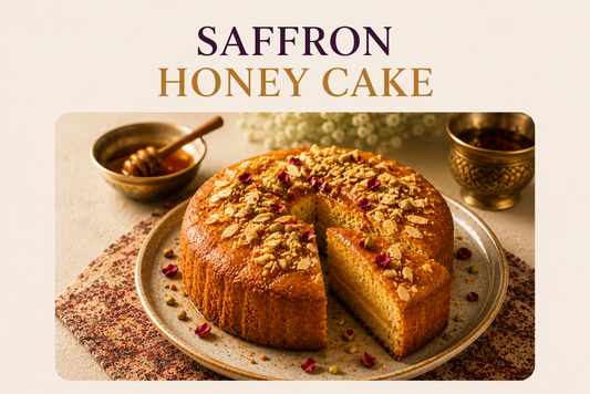 Saffron Honey Cake