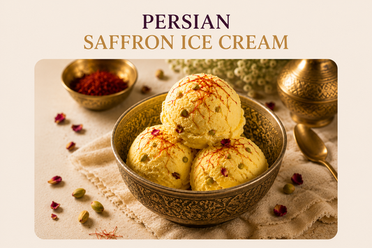 Persian Saffron Ice Cream