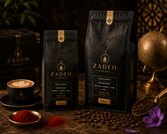 Zadeh Luxury Saffron Roasted Coffee
