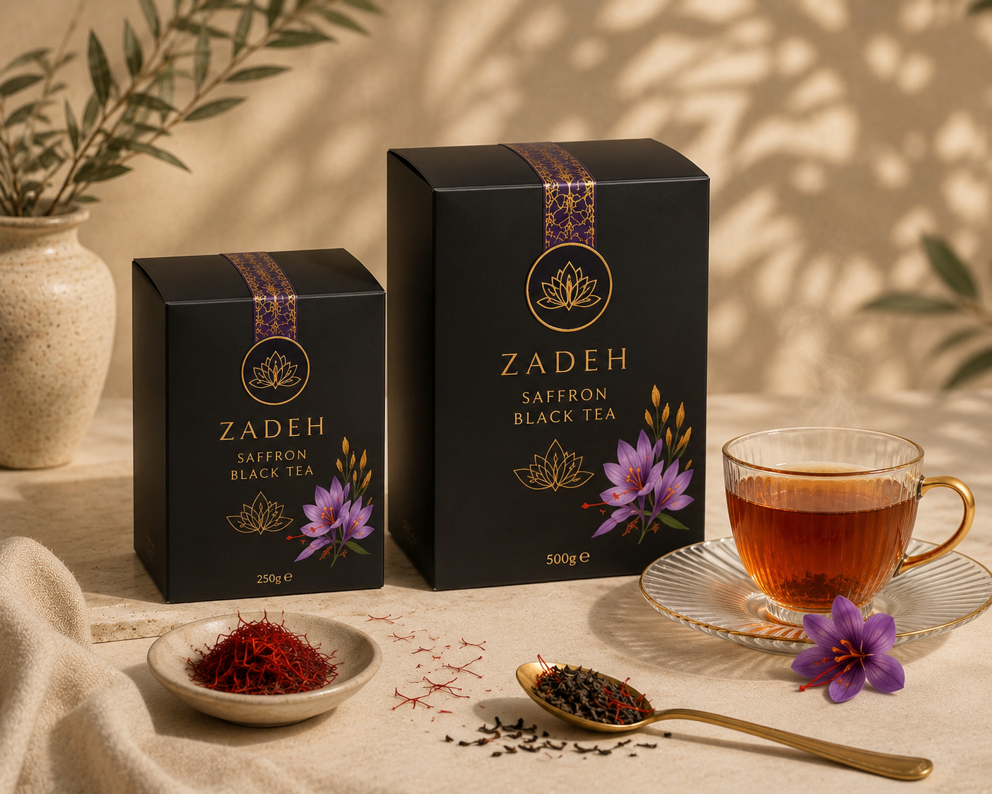 Zadeh Luxury Saffron Black Tea