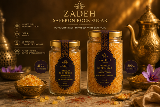 Zadeh Luxury Saffron Rock Sugar