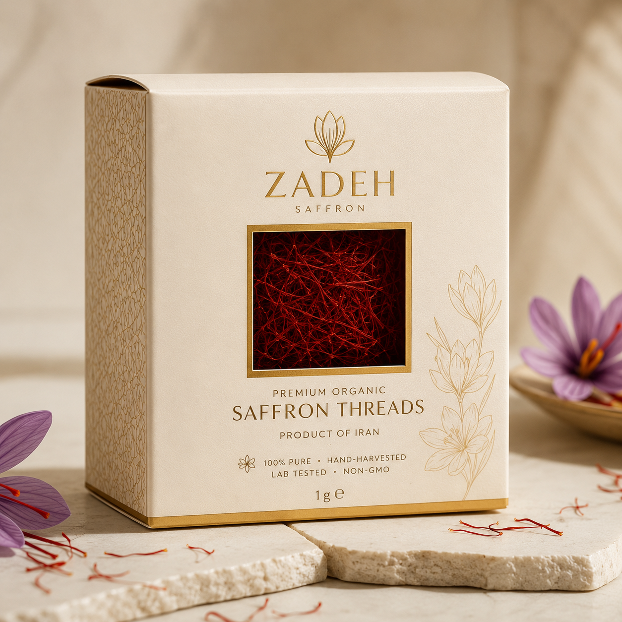 Zadeh Premium Persian Organic Saffron Threads