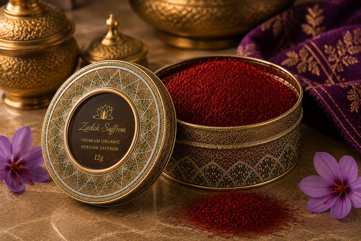 Zadeh Luxury Persian Organic Saffron Threads