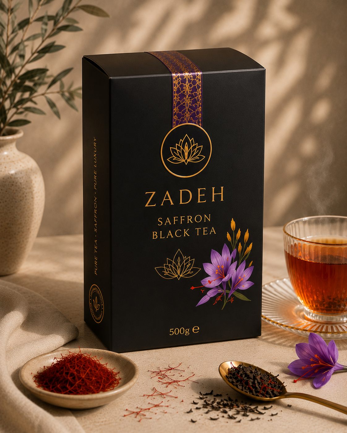 Zadeh Luxury Saffron Black Tea