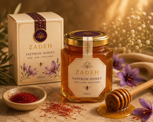 Zadeh Luxury Saffron Honey